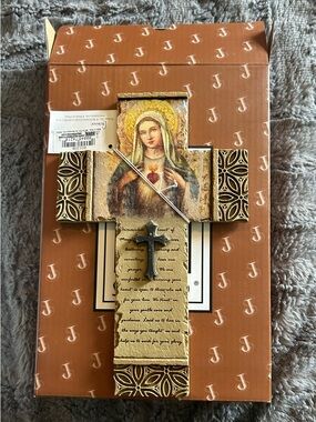 NIB Joseph’s Studio Immaculate Heart Saint Cross